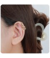 Gold Plated Full Finger Ring Ear Cuff EC-508-GP